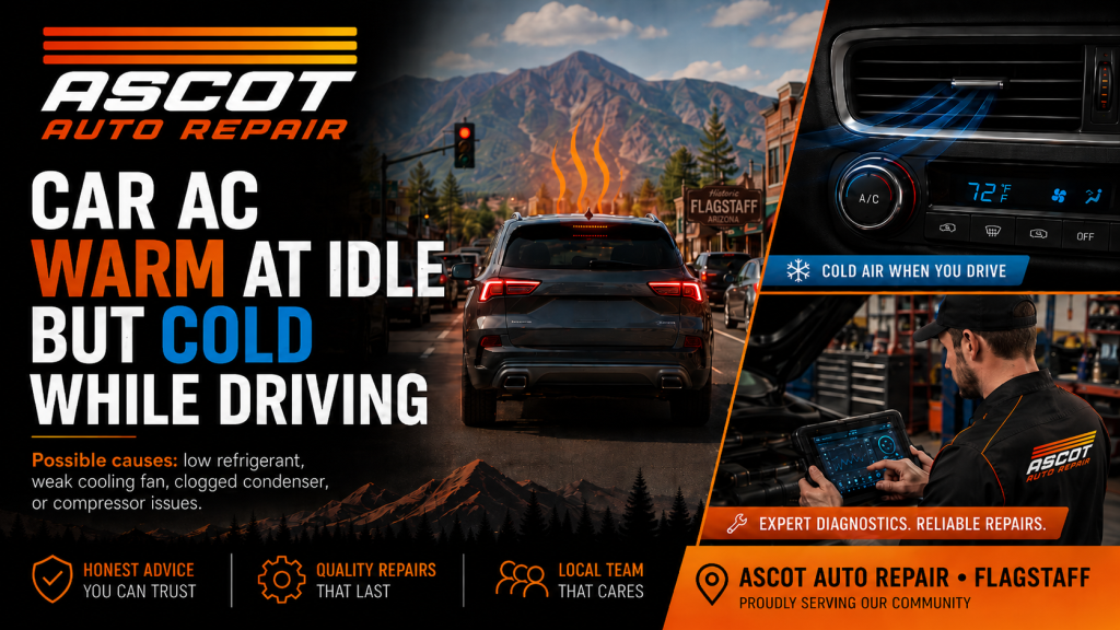 Car AC Warm at Idle but Cold While Driving